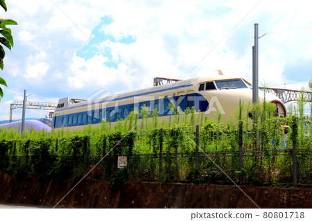 Shinkansen 0 series train 0 series Shinkansen Hakata Minami Station Hakata General Vehicle Center Shinkansen 0 series train 0 series Shinkansen Hakata Minami Station Hakata General Vehicle Center 80801718