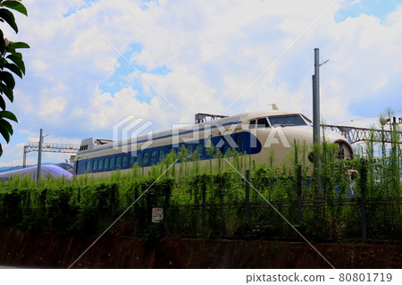 Shinkansen 0 series train 0 series Shinkansen Hakata Minami Station Hakata General Vehicle Center Shinkansen 0 series train 0 series Shinkansen Hakata Minami Station Hakata General Vehicle Center 80801719