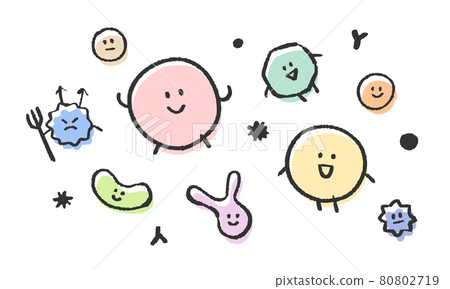 Cute gut bacteria 80802719