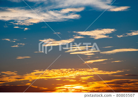 summer sunset sky summer sunset sky 80803507