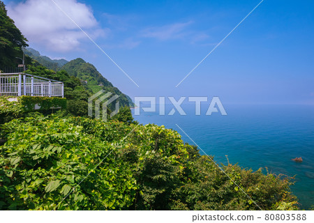 View from the Dawn of the Tengu Cliff / Oyashirazu Memorial Square [Observatory] 80803588