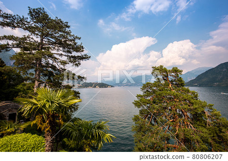 lake Como, near Bellagio, piedmonte, in italy 80806207