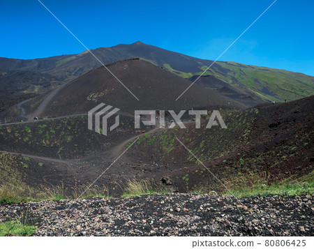 Silvestri crater of Etna volcano, Sicily, Italy Europe Silvestri crater of Etna volcano, Sicily, Italy Europe 80806425