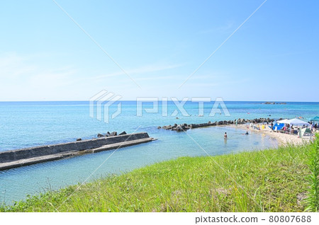 Sea of Japan in summer Sea of Japan in summer 80807688