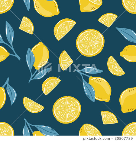 Seamless floral pattern with green leaves. Perfect for textile wallpaper posters. 80807789