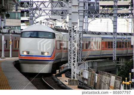Railroad to Nikko ... Tobu Limited Express "Spacia" Luxury Limited Express to Nikko / Kinugawa 80807797