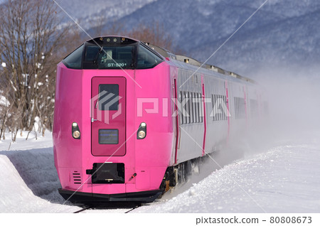 大豆本線 Ranru-Pippu JR 北海道 Kiha 261 系列 5000 系列 ST-5201 編隊 (Naebo) Hamanasu 編隊 80808673