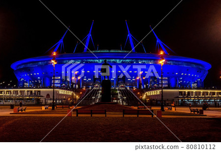 Stadium St. Petersburg arena (Gazprom arena), which will host the matches of the European football Championship in 2020 and the final of the Champions League in 2021 80810112