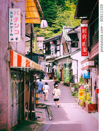 四萬溫泉 懷舊溫泉街（落合通） 80811109