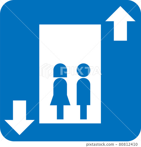 Elevator pictogram Elevator pictogram 80812410