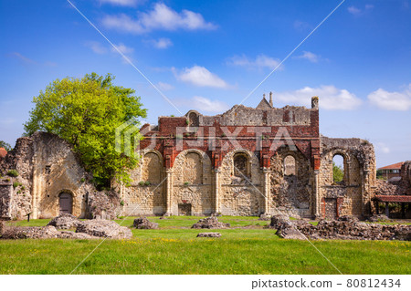 St Augustines Abbey Benedictine monastery remains in Canterbury Kent Southern England UK 80812434
