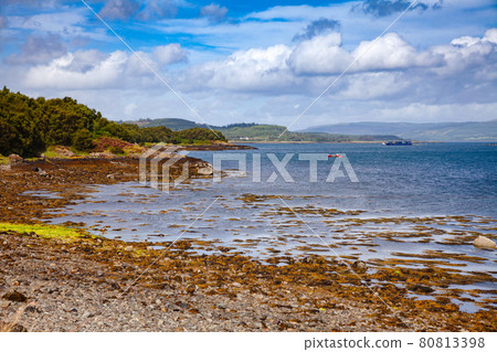 Isle of Mull coast Sound of Mull Inner Hebrides Scotland UK Isle of Mull coast Sound of Mull Inner Hebrides Scotland UK 80813398