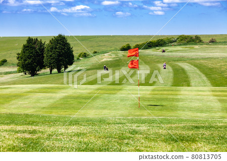 Golf course Southern England UK Golf course Southern England UK 80813705
