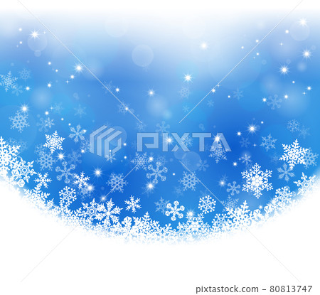 雪水晶背景材料 80813747