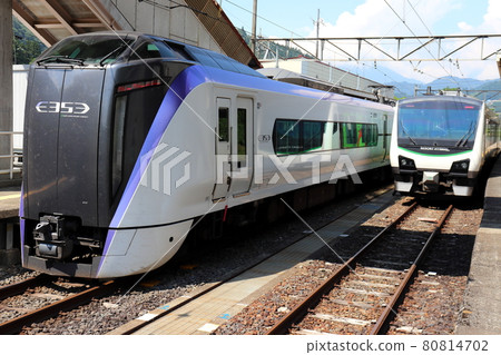 Super Azusa Resort View Furusato that stops at Minami-Otari Station 80814702