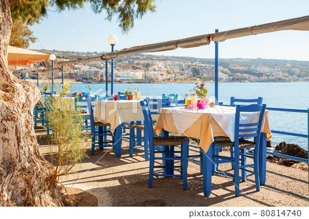 Seaside cafe terrace Seaside cafe terrace 80814740