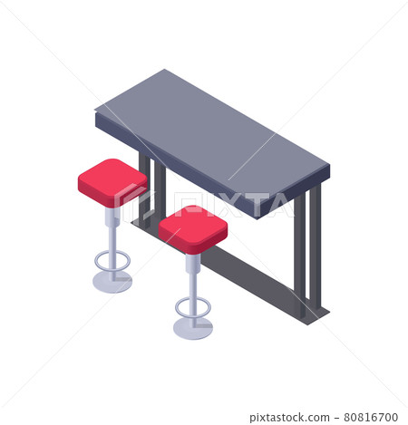 Isometric Bar Counter 80816700
