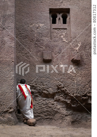 lalibela ancient rock-cut monolithic churches landmark heritage site in ethiopia lalibela ancient rock-cut monolithic churches landmark heritage site in ethiopia 80817312