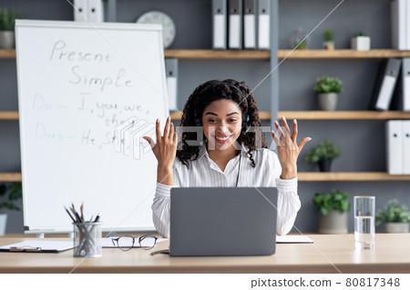 Distance education, work, study at home, freelance, business, e-learning 80817348