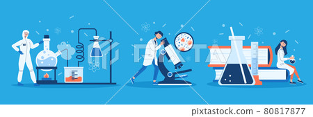 Science Laboratory Design Concept Set 80817877