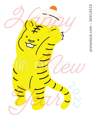 Tiger year New year's card 80818428