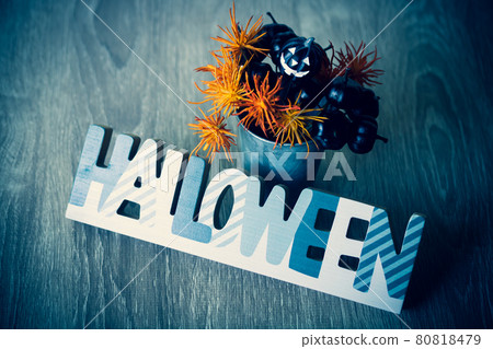 HALLOWEEN with cut letters HALLOWEEN with cut letters 80818479