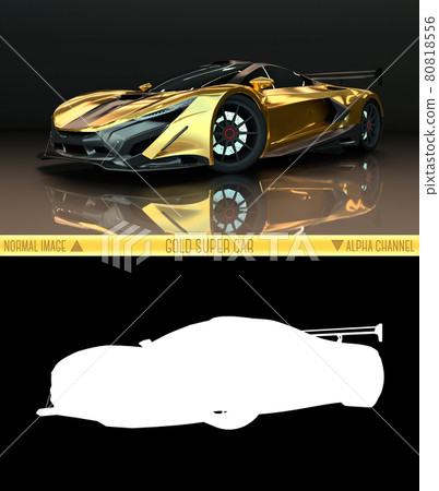 Sports Car Raster Sports car front view. The image of a sports... - Stock Illustration ...