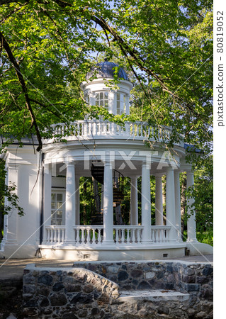 coffee pavilion - rotunda in Kemeri, Latvia coffee pavilion - rotunda in Kemeri, Latvia 80819052
