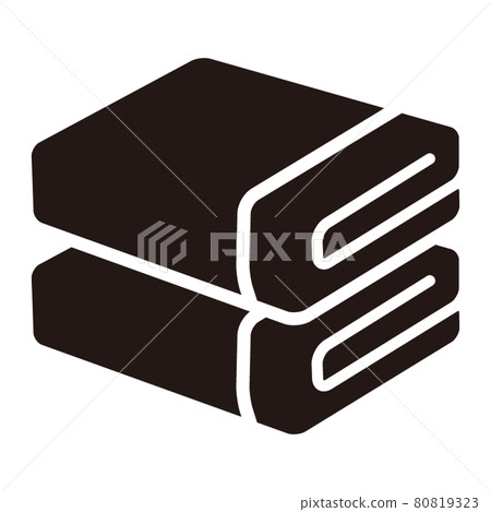 Simple towel icon / white background 80819323