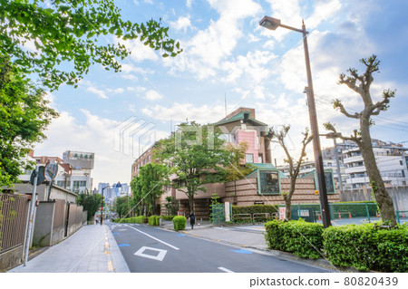 Cityscape: Fresh green learning institute Tsubaki no Saka and Philatelic Museum Toshima-ku, Tokyo 80820439