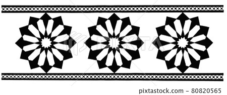 土耳其瓷磚風格標誌和裝飾直紋/手繪 土耳其瓷磚風格標誌和裝飾直紋/手繪 80820565