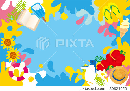 Summer water image paint Summer water image paint 80821953