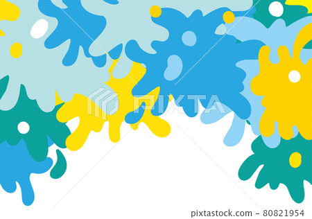 Summer image of water splashing Summer image of water splashing 80821954