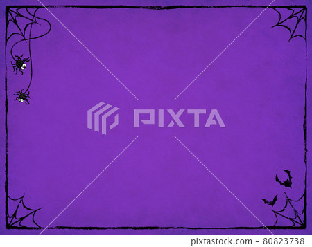萬聖節紫色框架背景 萬聖節紫色框架背景 80823738