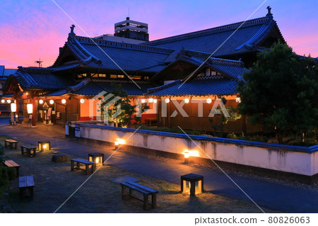 【熊本縣】山鹿溫泉（櫻湯）夜景 80826063