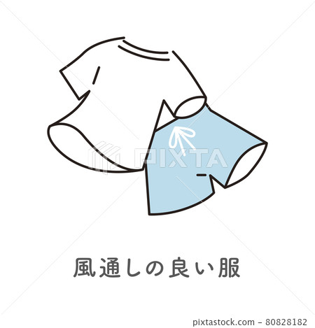 Simple illustration vector illustration of airy clothes Simple illustration vector illustration of airy clothes 80828182