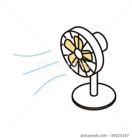 電風扇的簡單圖解矢量圖解 80828187
