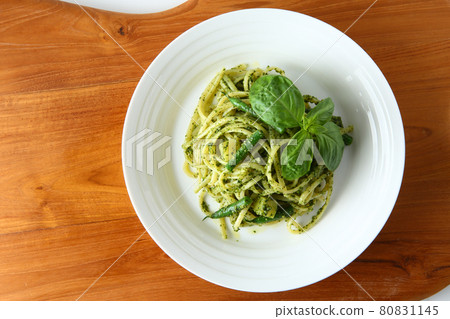 Genovese pasta bird's-eye view Genovese pasta bird's-eye view 80831145