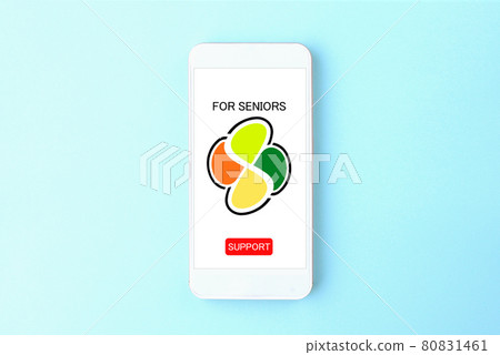 Smartphone image for the elderly Smartphone image for the elderly 80831461