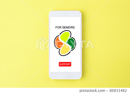 Smartphone image for the elderly 80831462