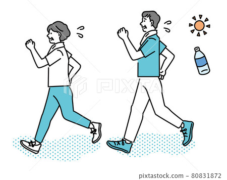 Men and women doing fitness: senior generation, health, sports, marathon, jogging, diet, 50s, 60s Men and women doing fitness: senior generation, health, sports, marathon, jogging, diet, 50s, 60s 80831872