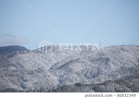 Kesennuma City, Miyagi Prefecture Mountain Snow Winter Snow Cover Forest Forest Blue Sky Clear Snow Kesennuma City, Miyagi Prefecture Mountain Snow Winter Snow Cover Forest Forest Blue Sky Clear Snow 80832349