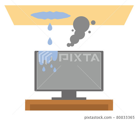 Home appliances broken by a leak 80833365