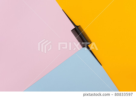 Hairdresser tools on a colored background with copy space Hairdresser tools on a colored background with copy space 80833597