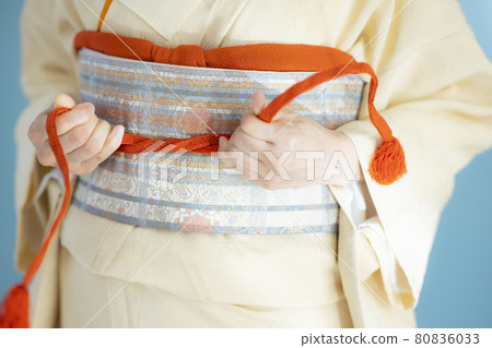 Kimono women dressing obi obi 80836033