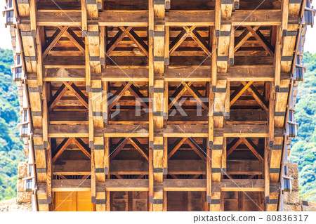 Behind Kintaikyo Bridge, Iwakuni City, Yamaguchi Prefecture 80836317