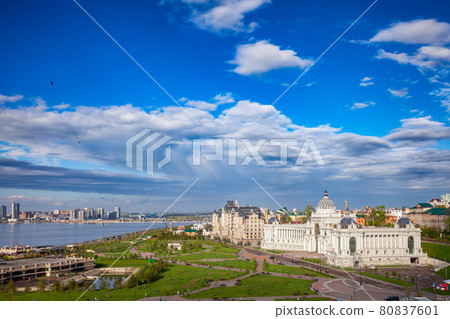 Kazan cityscape Tatarstan Russia Kazan cityscape Tatarstan Russia 80837601