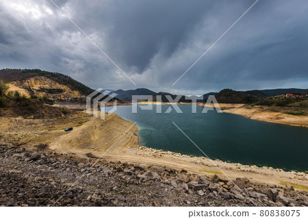 Zaovine Lake on Tara Mountain 80838075