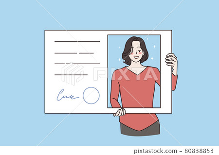 Official document and identification concept. 80838853