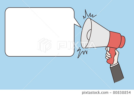 Communication, announcement and public advertisement concept Communication, announcement and public advertisement concept 80838854